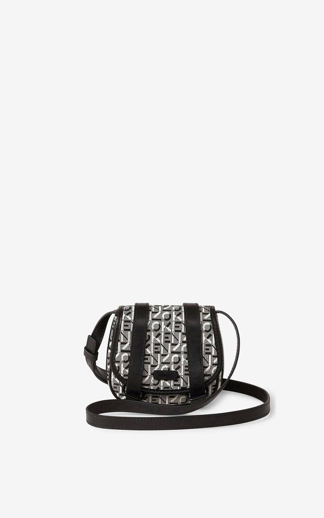 Kenzo Courier mini jacquard Shopper Táska Női Szürke | ID.679324